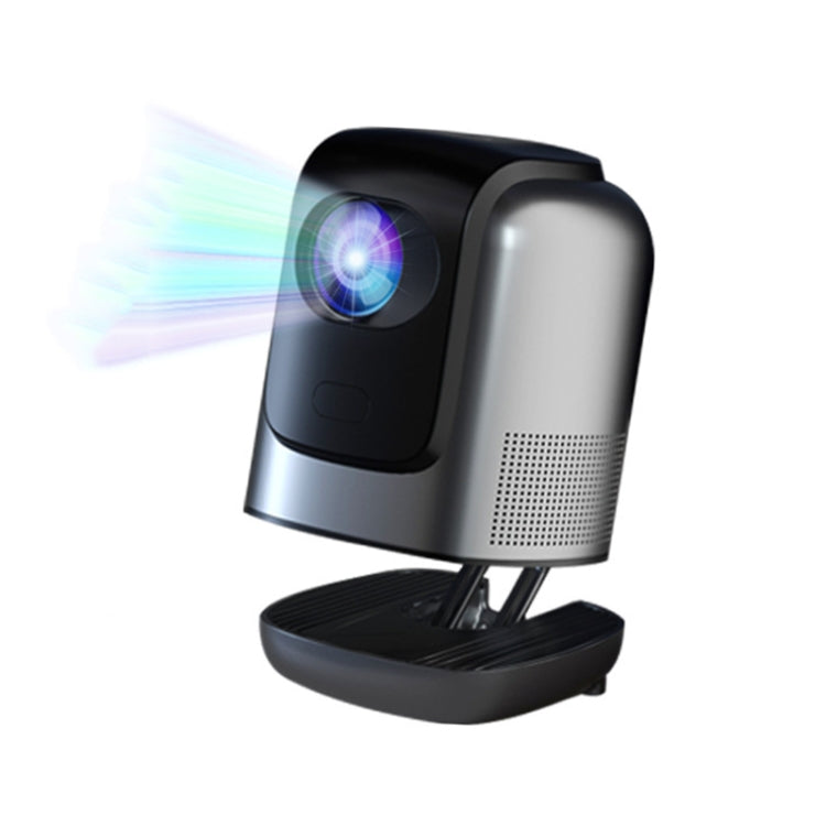 TZ-1 1080P 280ANSI HiSilicon 352 Android 9.0 Foldable PTZ Stand Projector, US Plug(Grey) - LED Projector by PMC TechLife | Online Shopping South Africa | PMC TechLife | Buy Now Pay Later Mobicred