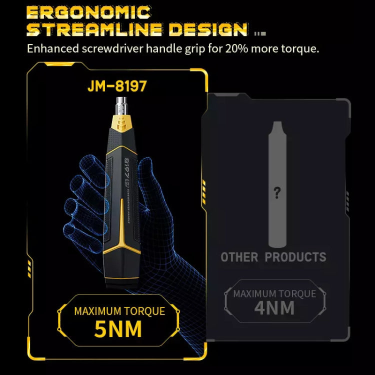 JAKEMY JM-8197 16 in 1 Manual Magnetic High Hardness Precision Screwdriver - Screwdriver Set by JAKEMY | Online Shopping South Africa | PMC TechLife | Buy Now Pay Later Mobicred