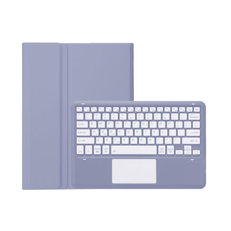 For Xiaomi Pad 6 Max 14 A0N8-A Ultra-thin Detachable Bluetooth Keyboard Leather Tablet Case with Touchpad(Lavender White) - Others Keyboard by PMC Jewellery | Online Shopping South Africa | PMC Jewellery | Buy Now Pay Later Mobicred