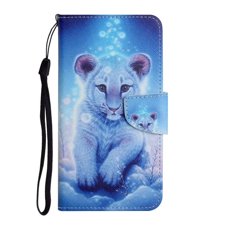 For Samsung Galaxy S25 Ultra 5G Colored Drawing Pattern Leather Phone Case(Little Leopard) - Galaxy S25 Ultra 5G Cases by PMC Jewellery | Online Shopping South Africa | PMC Jewellery | Buy Now Pay Later Mobicred