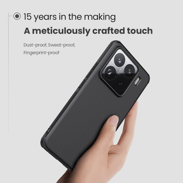 For Xiaomi 15 Pro NILLKIN Frosted Shield Pro Magnetic Phone Case(Black) - 15 Pro Cases by NILLKIN | Online Shopping South Africa | PMC Jewellery | Buy Now Pay Later Mobicred