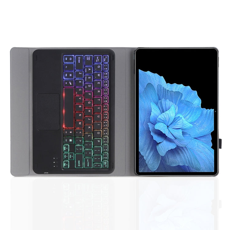 For vivo Pad 11 inch AV11-AS TPU Ultra-thin Detachable Backlight Bluetooth Keyboard Leather Case with Touchpad(Black) - free shipping - PMC Jewellery - Order now!