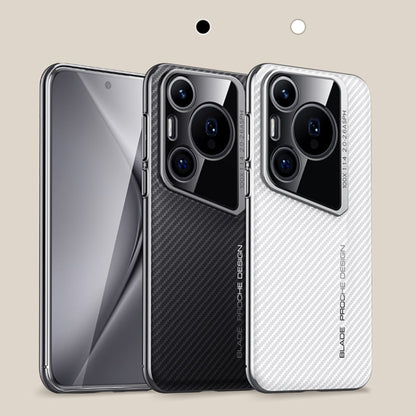 For Huawei Pura 70 Pro Carbon Fiber Texture PC Phone Case(Black) - Huawei Cases by PMC Jewellery | Online Shopping South Africa | PMC Jewellery | Buy Now Pay Later Mobicred