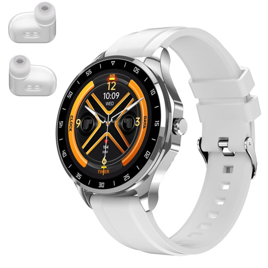 X20 1.43 inch IP67 Waterproof 2 in 1 Bluetooth Earphone Smart Watch(White) - Smart Wristbands by PMC Jewellery | Online Shopping South Africa | PMC Jewellery | Buy Now Pay Later Mobicred