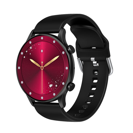 CY19 1.32 inch AMOLED Screen Silicone Strap Smart Watch, Blood Oxygen/Blood Pressure/Heart Rate(Black) - Smart Watches by PMC Jewellery | Online Shopping South Africa | PMC Jewellery | Buy Now Pay Later Mobicred