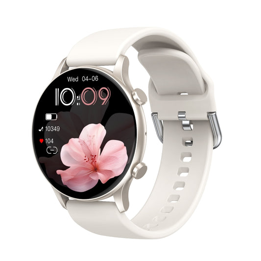 CY19 1.32 inch AMOLED Screen Silicone Strap Smart Watch, Blood Oxygen/Blood Pressure/Heart Rate(Starlight) - Smart Watches by PMC Jewellery | Online Shopping South Africa | PMC Jewellery | Buy Now Pay Later Mobicred