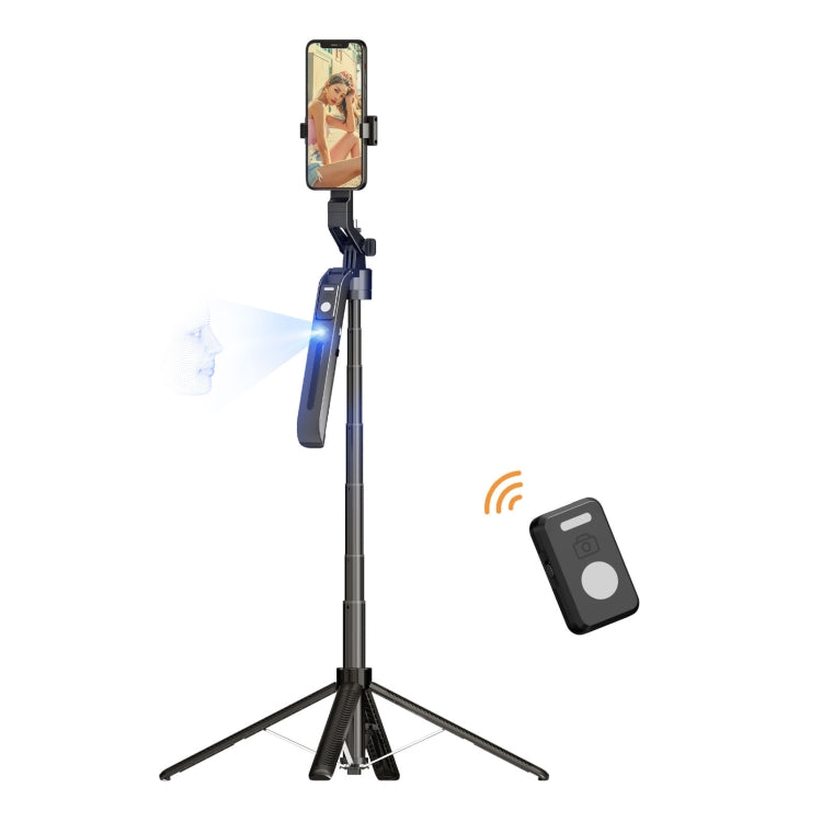 FUNSNAP A6 360 Degree Al Gimbal Selfie Stick Smart Face Tracking Integrated Tripod(Black) - Selfie Sticks by FUNSNAP | Online Shopping South Africa | PMC TechLife | Buy Now Pay Later Mobicred