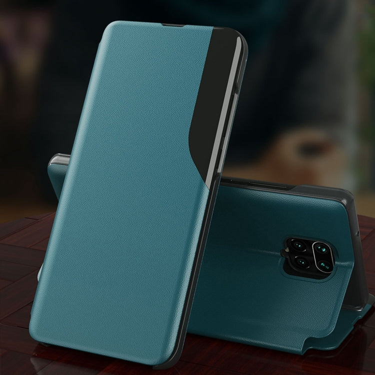 For Xiaomi Redmi Note 9 Pro Attraction Flip Holder Leather Phone Case(Dark Blue) - Xiaomi Cases by PMC TechLife | Online Shopping South Africa | PMC TechLife