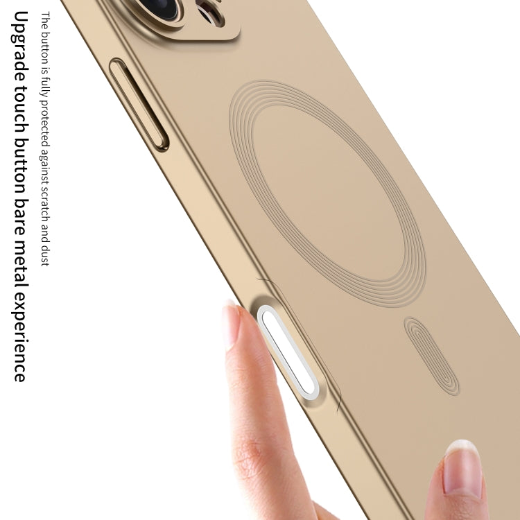 For iPhone 16 GKK MagSafe Full Coverage Phone Case(Gold) - free shipping - PMC Jewellery - Order now!