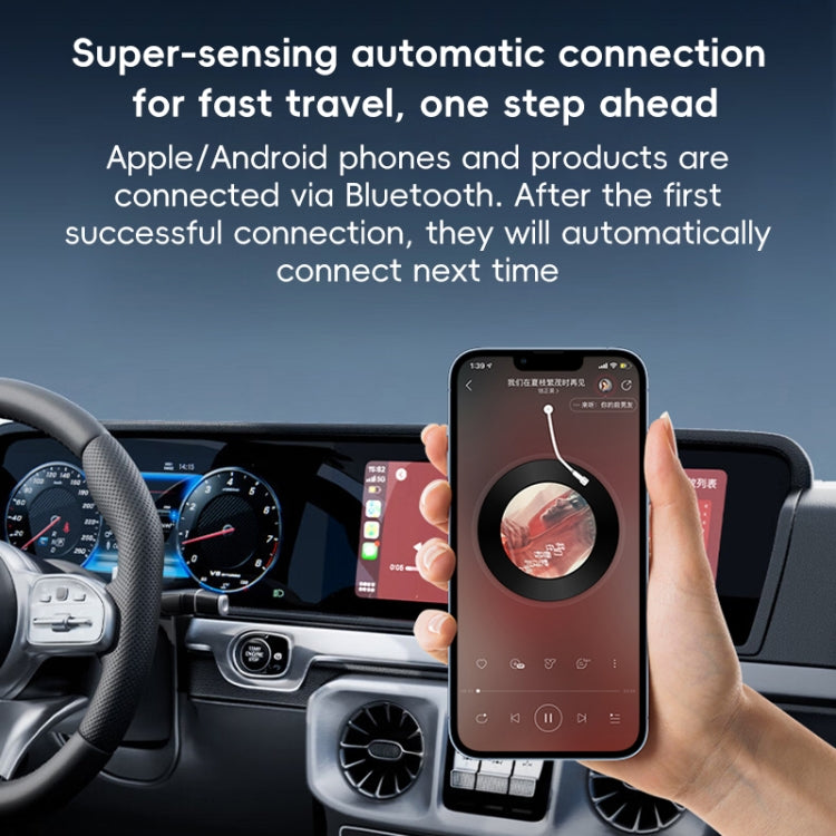 P40 CarPlay and Android Auto Car Connectivity Box Wireless Adapter(Black) - free shipping - PMC Jewellery - Order now!