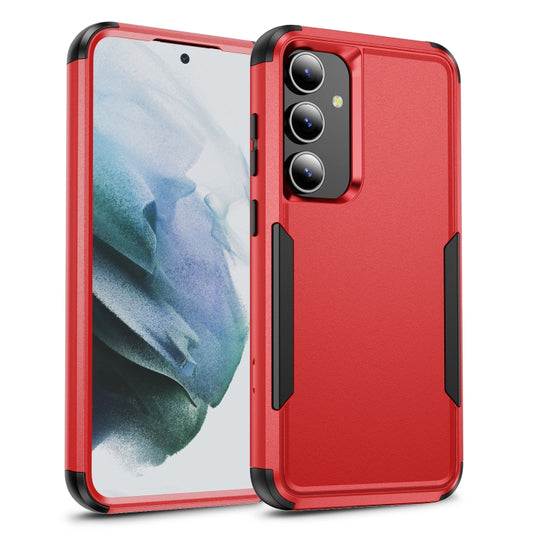 For Samsung Galaxy S25+ 5G TPU + PC Shockproof Protective Phone Case(Red + Black) - Galaxy S25+ 5G Cases by PMC Jewellery | Online Shopping South Africa | PMC Jewellery | Buy Now Pay Later Mobicred