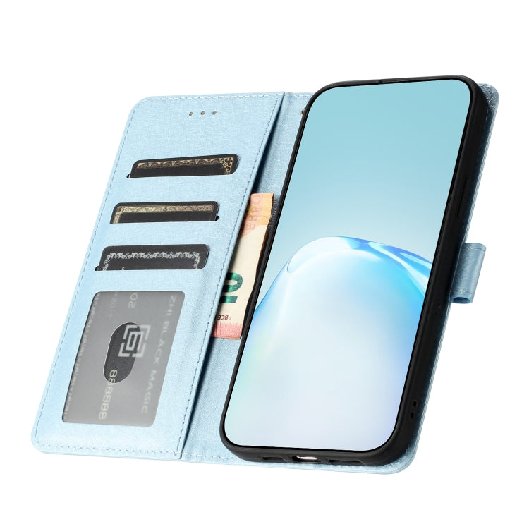 For Samsung Galaxy S25+ 5G Silk Texture Horizontal Flip Leather Phone Case(Light Blue) - Galaxy S25+ 5G Cases by PMC Jewellery | Online Shopping South Africa | PMC Jewellery | Buy Now Pay Later Mobicred