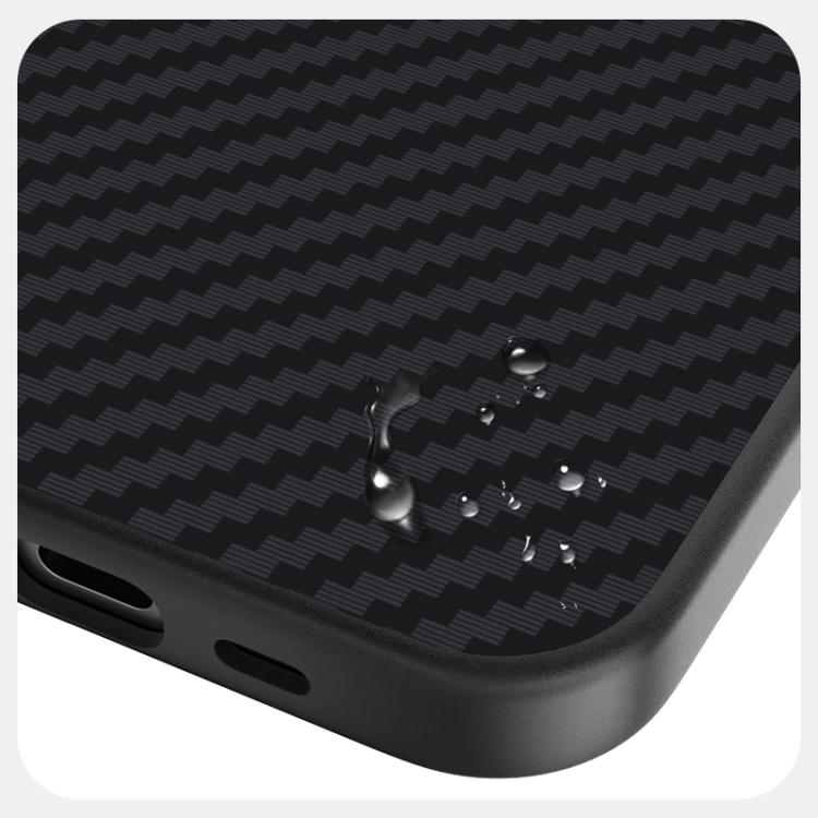 For iPhone 16e ABEEL C Carbon Fiber Series 6D Micro Relief MagSafe Phone Case(Black Red) - iPhone 16e Cases by PMC TechLife | Online Shopping South Africa | PMC TechLife | Buy Now Pay Later Mobicred