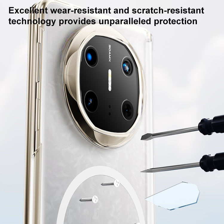 For Huawei Mate X6 Clear MagSafe PC Full Coverage Phone Case(White) - Huawei Cases by PMC TechLife | Online Shopping South Africa | PMC TechLife | Buy Now Pay Later Mobicred