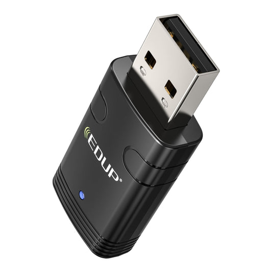 EDUP EP-AX910 900Mbps WiFi 6 Bluetooth 5.3 USB WiFi Adapter Dual-Band Wireless Network Card(Black) - USB Network Adapter by EDUP | Online Shopping South Africa | PMC Jewellery | Buy Now Pay Later Mobicred