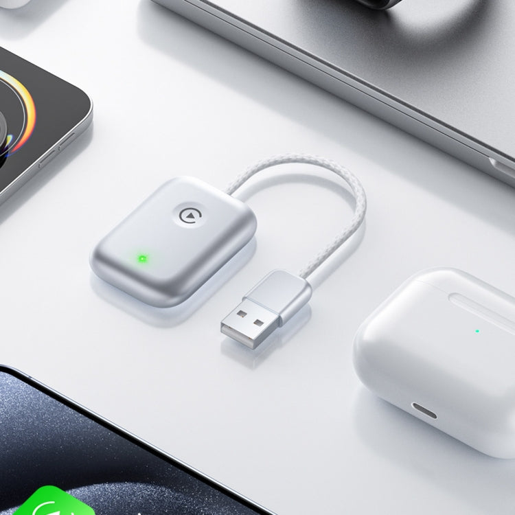 USB Interface Wired to Wireless Car CarPlay Adapter(Silver) - free shipping - PMC TechLife - Order now!