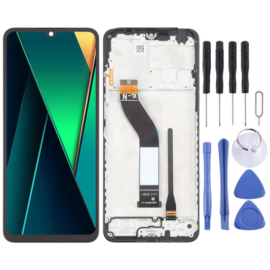 For Xiaomi Poco C75 Original LCD Screen Digitizer Full Assembly with Frame - LCD Screen by PMC Jewellery | Online Shopping South Africa | PMC Jewellery | Buy Now Pay Later Mobicred