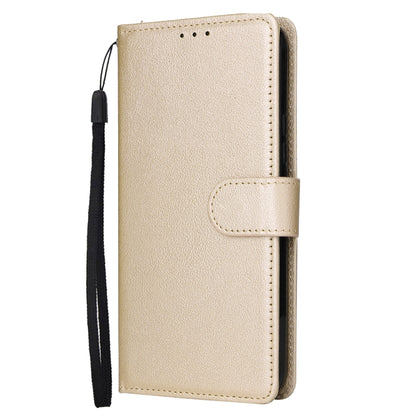 For Samsung Galaxy S25+ 5G 3-Card Slots Multifunctional Leather Phone Case(Gold) - Galaxy S25+ 5G Cases by PMC Jewellery | Online Shopping South Africa | PMC Jewellery | Buy Now Pay Later Mobicred