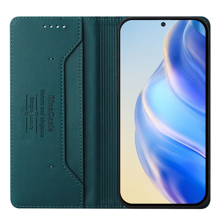 For Ulefone Note 20 Pro RC01 Dual-Folded Magnetic Suction RFID Leather Phone Case(Dark Green) - free shipping - PMC TechLife - Order now!