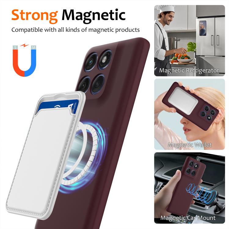 For Motorola Edge 60 / 60s / 60 Fusion Shockproof Silicone Magsafe Phone Case(Plum Color) - free shipping - PMC TechLife - Order now!