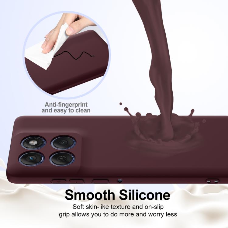For Motorola Edge 60 / 60s / 60 Fusion Shockproof Silicone Magsafe Phone Case(Plum Color) - free shipping - PMC TechLife - Order now!