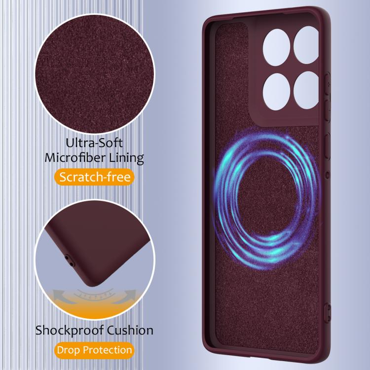 For Motorola Edge 60 / 60s / 60 Fusion Shockproof Silicone Magsafe Phone Case(Plum Color) - free shipping - PMC TechLife - Order now!