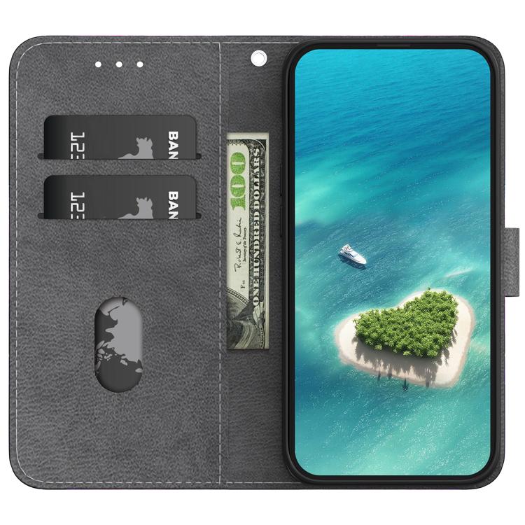 For iPhone 16e Crystal Texture Colored Drawing Leather Phone Case(Jade Flowers) - iPhone 16e Cases by PMC TechLife | Online Shopping South Africa | PMC TechLife | Buy Now Pay Later Mobicred