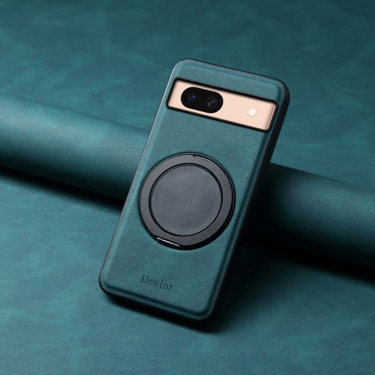 For Google Pixel 8a Denior A14 Skin Feel Rotating Holder MagSafe Phone Case(Blue) - free shipping - PMC TechLife - Order now!