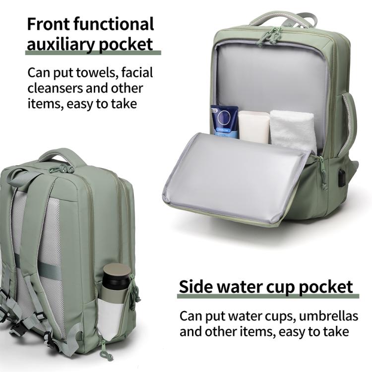 P960 Large Capacity Water Resistant Fashionable Backpack(Dark Grey) - Backpack by PMC TechLife | Online Shopping South Africa | PMC TechLife | Buy Now Pay Later Mobicred