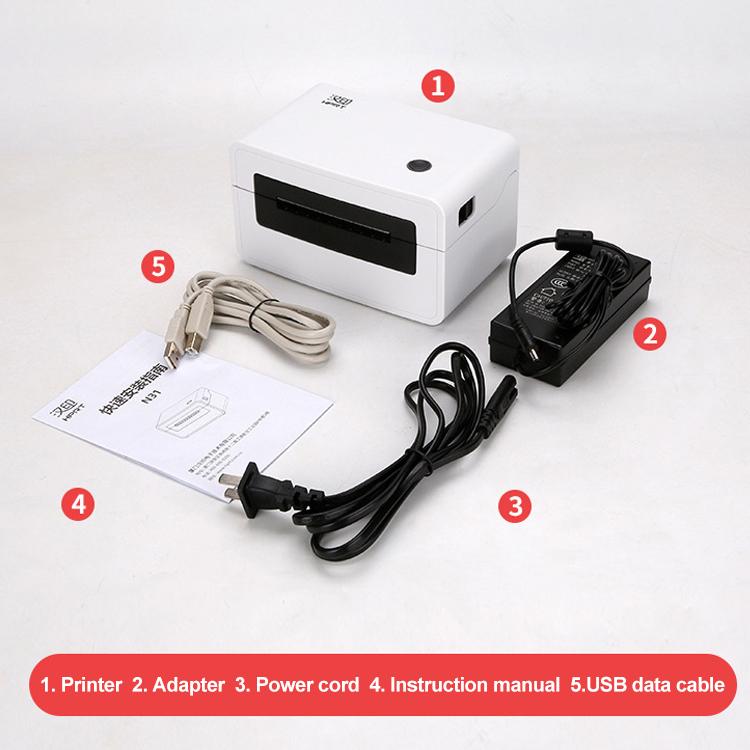 HPRT N31C Computer Version Express Electronic Waybill Printer, Plug:EU Plug(White) - Printer by PMC TechLife | Online Shopping South Africa | PMC TechLife | Buy Now Pay Later Mobicred