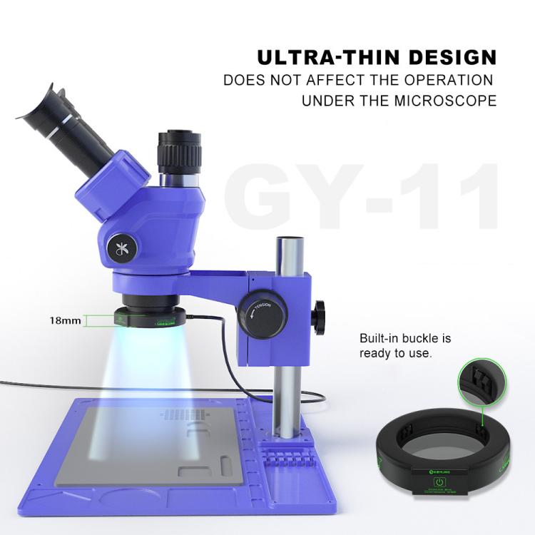 Mijing GY-11 Dust-proof and Smoke-proof Microscope Assisted Touch Ring Light Source - free shipping - PMC TechLife - Order now!