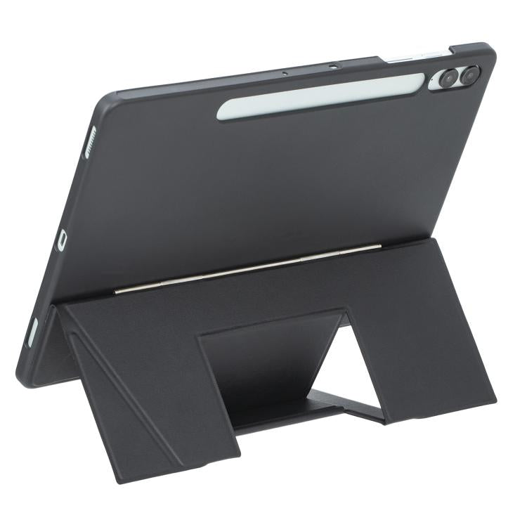 For Samsung Galaxy Tab S10+ / S9 FE+ / S9+ Holder Floating Detachable Backlight Keyboard Tablet Leather Case with Touchpad(Black) - Samsung Keyboard by PMC TechLife | Online Shopping South Africa | PMC TechLife | Buy Now Pay Later Mobicred