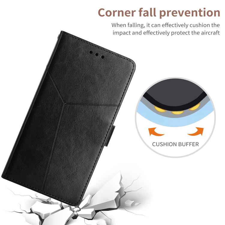 For Tecno Pova 7 5G Y-shaped Pattern Flip Leather Phone Case(Black) - free shipping - PMC TechLife - Order now!