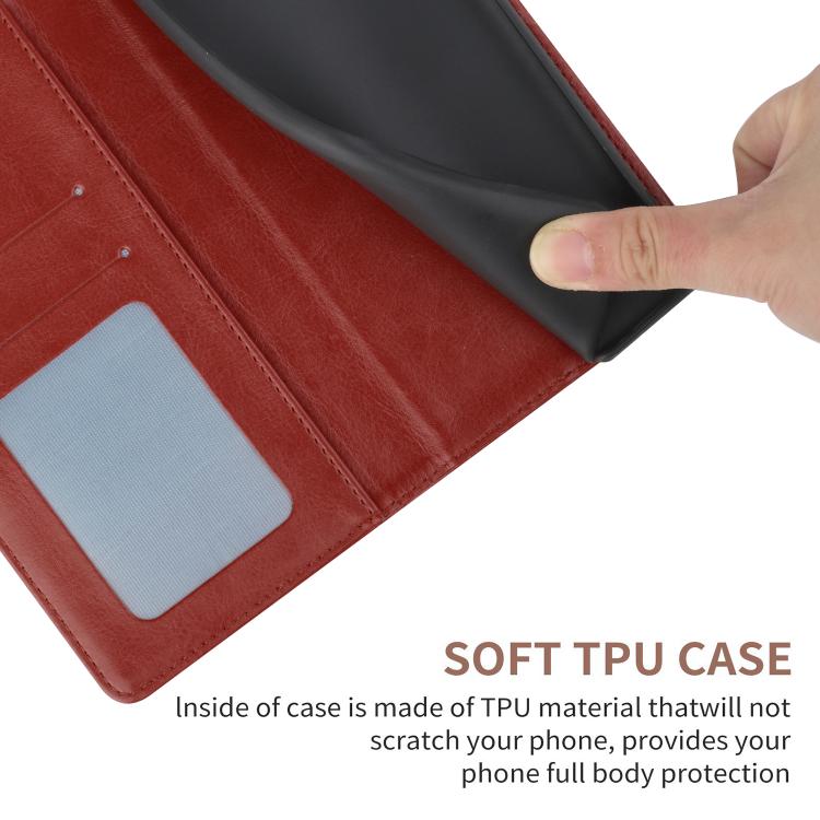 For Tecno Spark 40 Pro 4G Y-shaped Pattern Flip Leather Phone Case(Brown) - free shipping - PMC TechLife - Order now!