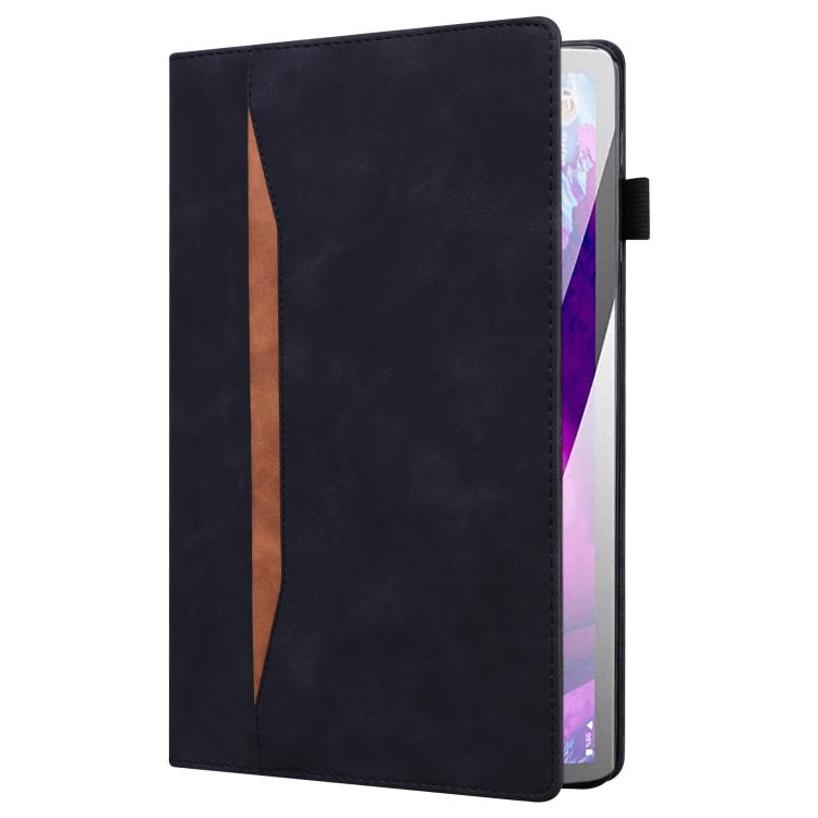 For Tecno Megapad 11 2024 Splicing Shockproof Leather Tablet Case(Black) - Others by PMC TechLife | Online Shopping South Africa | PMC TechLife | Buy Now Pay Later Mobicred