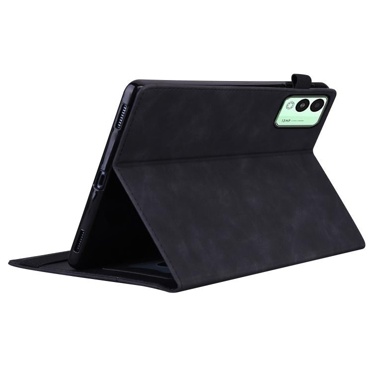 For Tecno Megapad 11 2024 Splicing Shockproof Leather Tablet Case(Black) - Others by PMC TechLife | Online Shopping South Africa | PMC TechLife | Buy Now Pay Later Mobicred