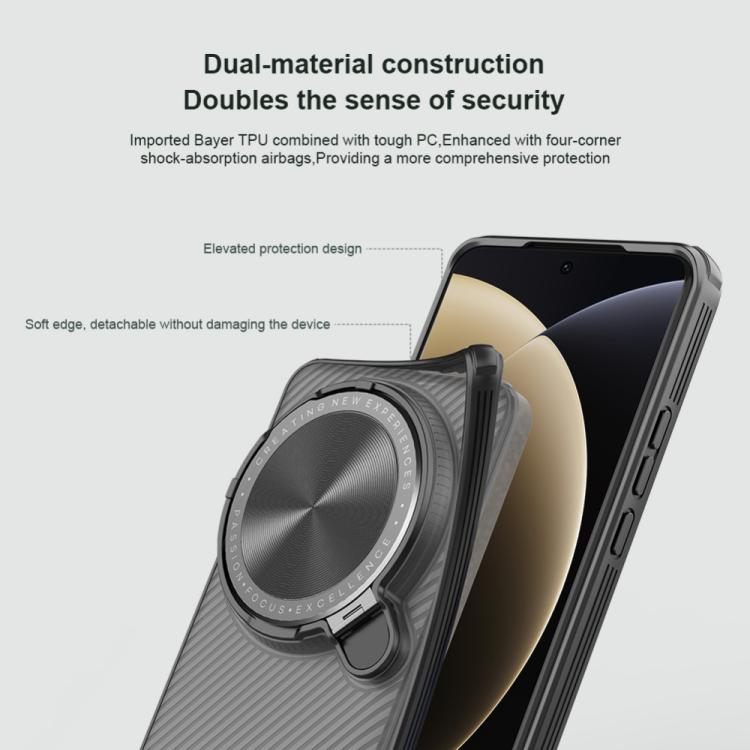 For Xiaomi 15 Ultra NILLKIN CamShield Prop Translucent PC Phone Case(Black) - free shipping - PMc TechLife - Order now!