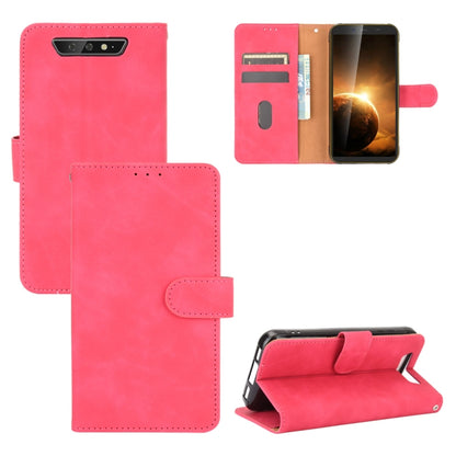 For Blackview BV5500 / BV5500 Pro / BV5500 Plus Solid Color Skin Feel Magnetic Buckle Horizontal Flip Calf Texture PU Leather Case with Holder & Card Slots & Wallet(Rose Red) - More Brand by PMC Jewellery | Online Shopping South Africa | PMC Jewellery