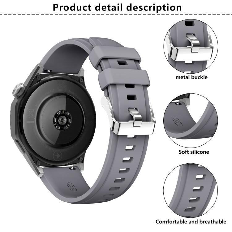 Kalebol 22mm Universal Silicone Watch Strap(Green Grass) - 22mm Bands by Kalebol | Online Shopping South Africa | PMc TechLife | Buy Now Pay Later Mobicred
