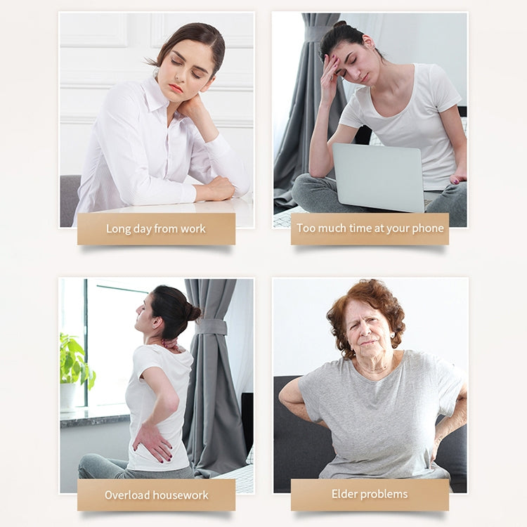 Multifunctional Mini Massage Pillow Neck and Shoulder Cervical Massager, Plug Type:US Plug(Black) - free shipping - PMC TechLife - Order now!