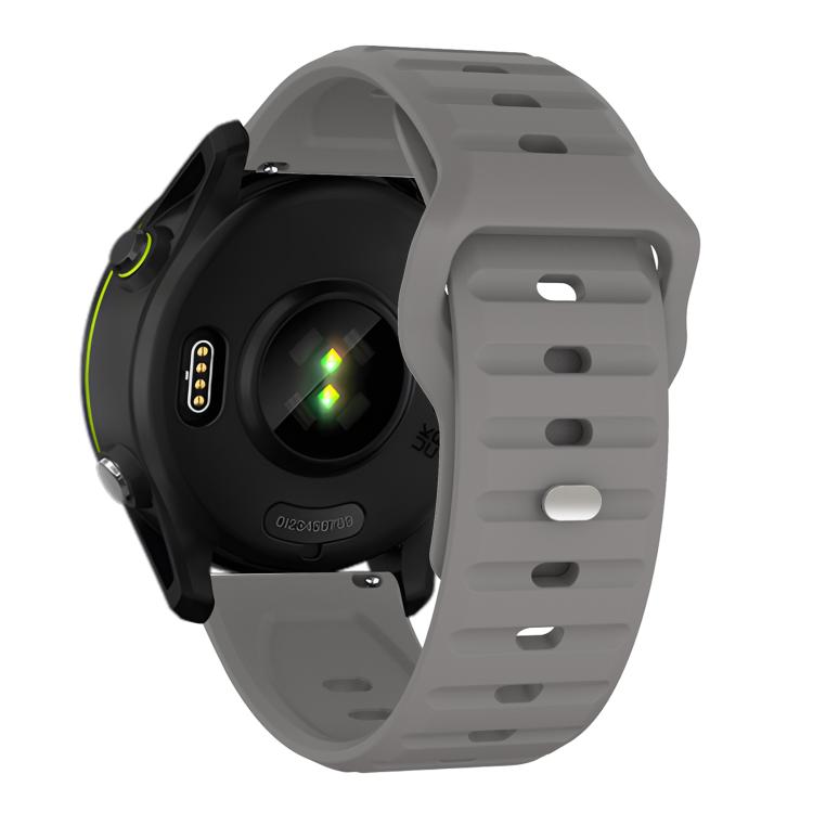 20mm Kalebol Wave Pattern Studded Buckle Silicone Watch Band(Grey) - free shipping - PMc TechLife - Order now!