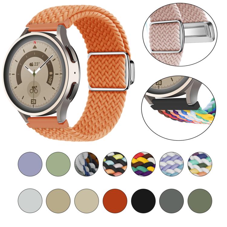 22mm Kalebol Nylon Braided Loop Magnetic Buckle Watch Band(Violet) - free shipping - PMc TechLife - Order now!