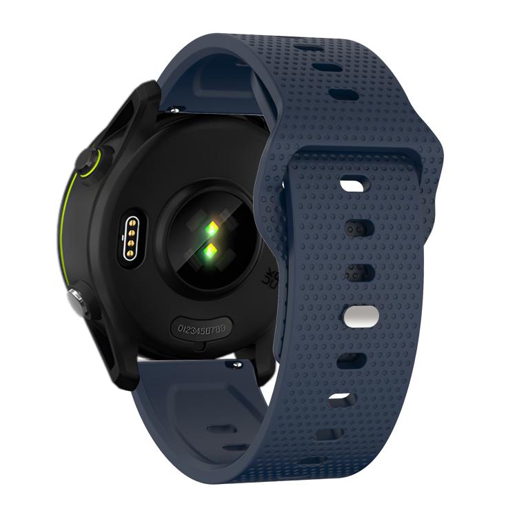 22mm Kalebol Dot Studded Buckle Silicone Watch Band(Dark Blue) - free shipping - PMc TechLife - Order now!