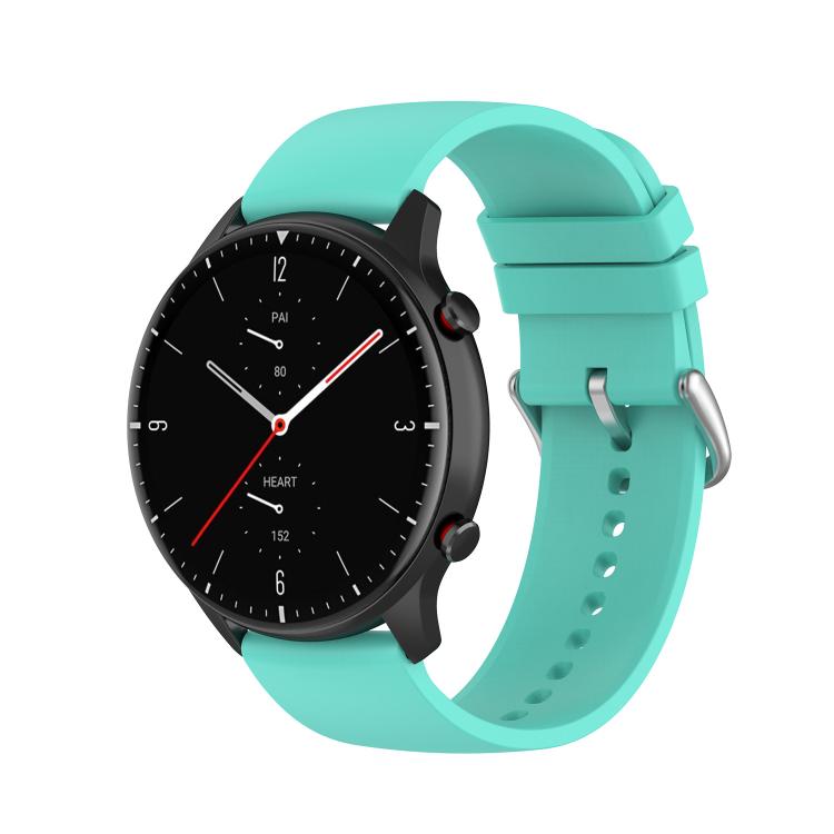 20mm Kalebol Round Tail Silicone Watch Band(Lake Blue) - free shipping - PMc TechLife - Order now!
