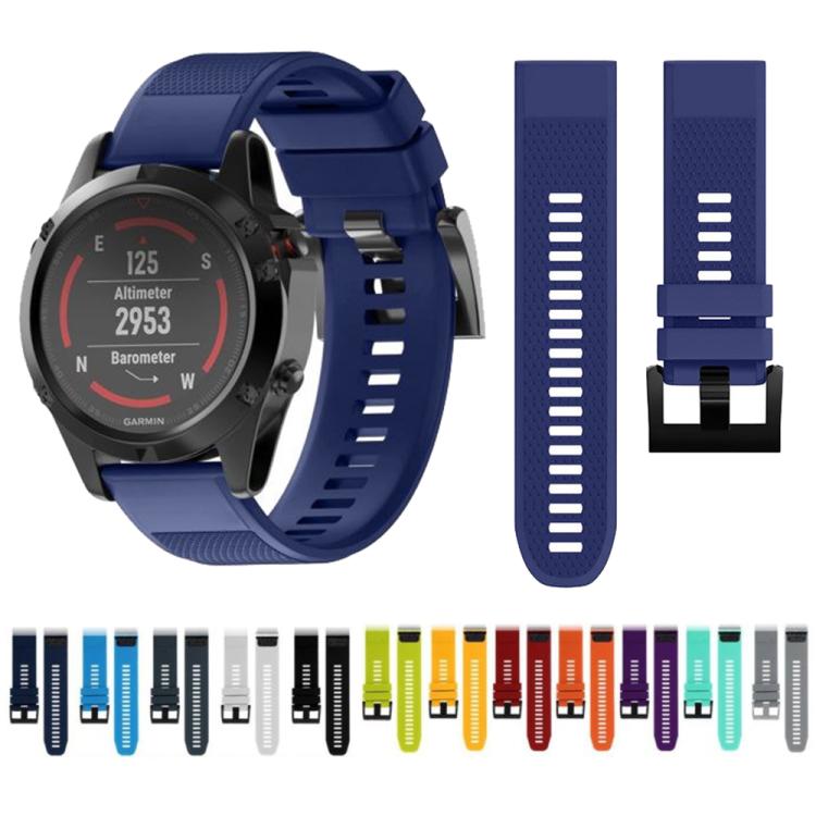 For Garmin QuickFit 26mm Kalebol Triangle Texture Silicone Watch Band(Red) - free shipping - PMc TechLife - Order now!