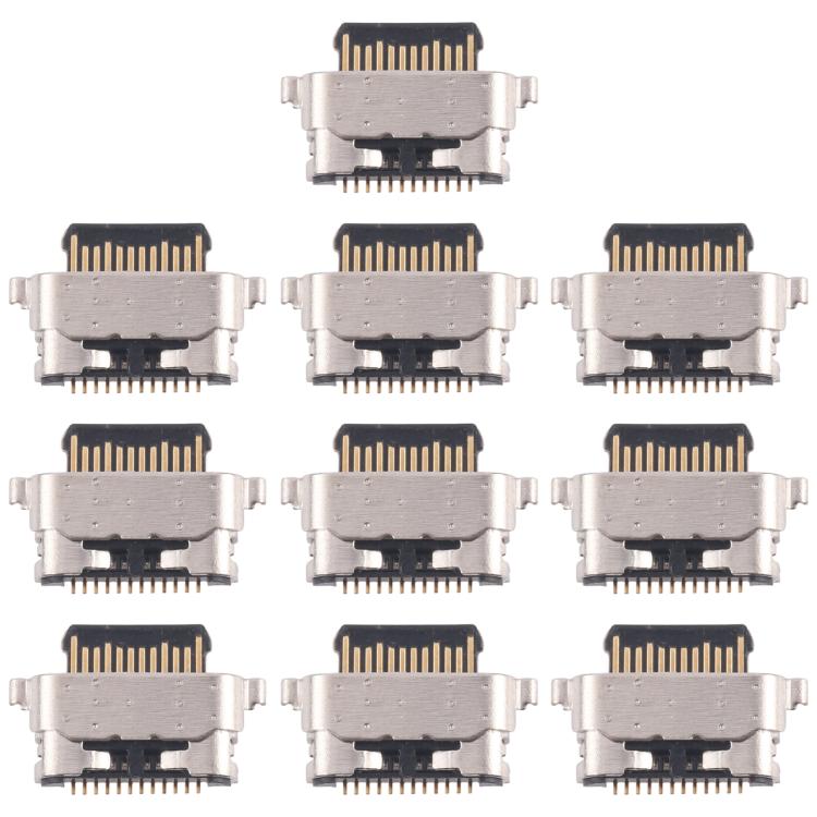 For Motorola Moto G41 10pcs Original Charging Port Connector - Others by PMc TechLife | Online Shopping South Africa | PMc TechLife | Buy Now Pay Later Mobicred