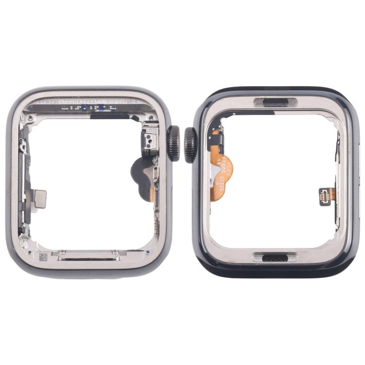 For Apple Watch Series 5 40mm LTE Graphite Steel Middle Frame Bezel Plate with Crown Spin Axis Flex Cable - Middle Frame by PMc TechLife | Online Shopping South Africa | PMc TechLife | Buy Now Pay Later Mobicred