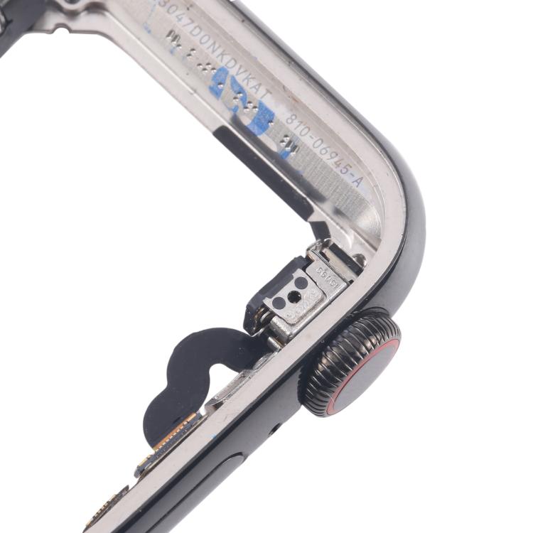 For Apple Watch Series 5 40mm LTE Graphite Steel Middle Frame Bezel Plate with Crown Spin Axis Flex Cable - Middle Frame by PMc TechLife | Online Shopping South Africa | PMc TechLife | Buy Now Pay Later Mobicred