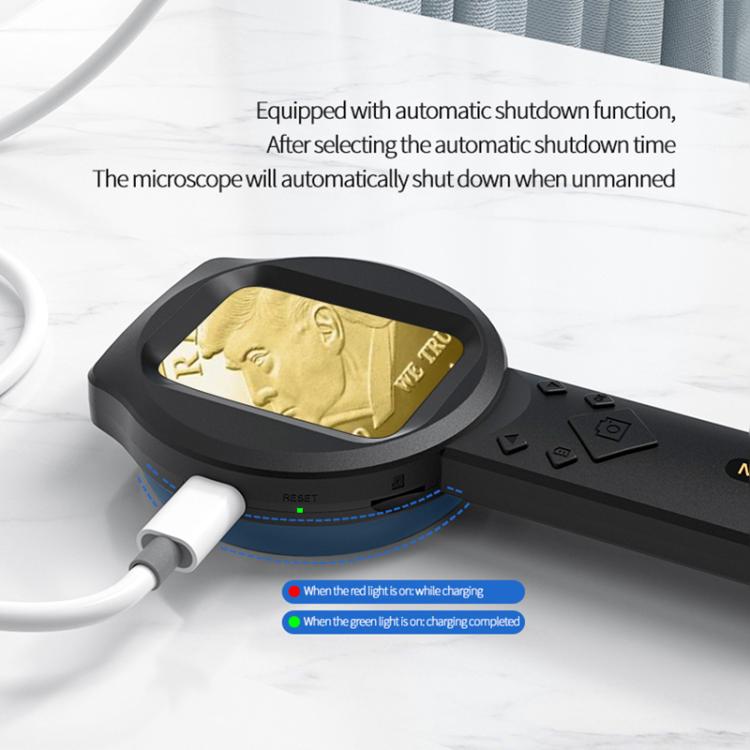 2.8 inch IPS Screen Industrial Handheld Digital Microscope(Black) - free shipping - PMc TechLife - Order now!