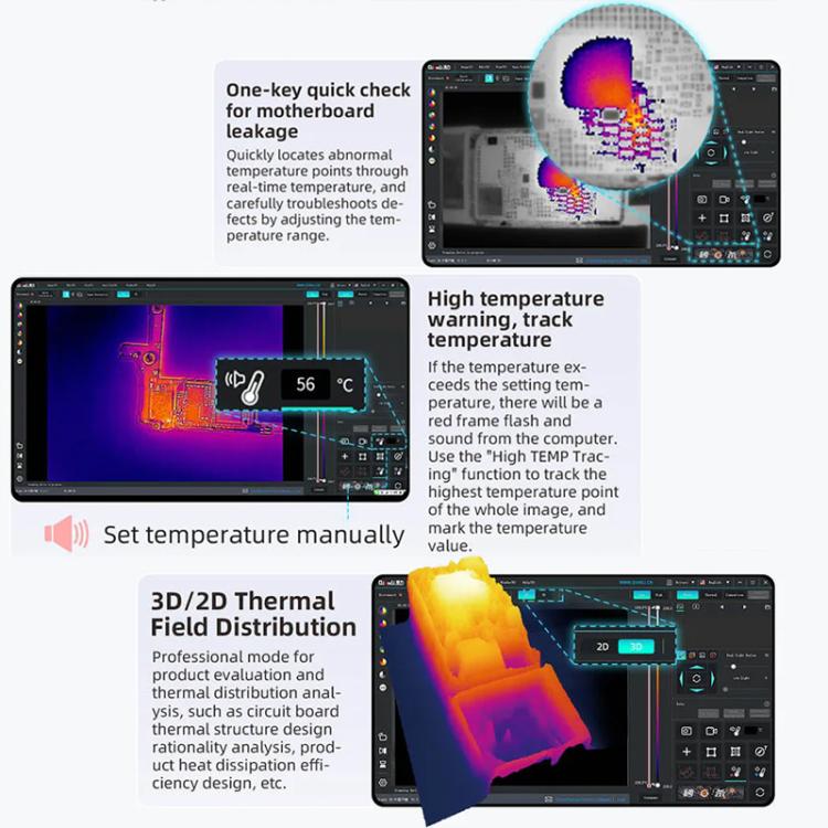 QianLi L256 iStele Dual-spectral Thermal Camera Short Circuit Thermometer - free shipping - PMC TechLife - Order now!